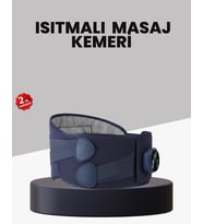 Titreşimli Masajlı Bel Kemeri Isıtmalı Destekli