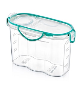 River World Kilitli Kapaklı Contalı Hava,Su Sıvı Geçirmez 1,2 Litre Erzak Saklama Kabı