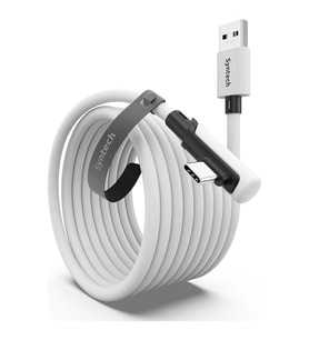 5 M Usb-C Vr Kablo – Quest2/quest Pro/pico 4 Uyumlu Yüksek Hızlı Bağlantı Kablosu BEYAZ