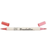 Zig Brushables 2 Renk Tonu Fırça Uçlu Marker Kalem 020 Pure Red 