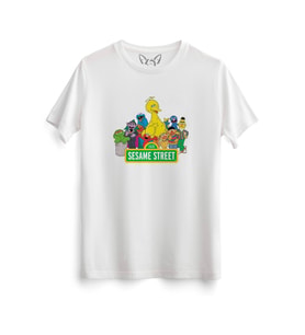 Susam Sokağı Beyaz Tshirt