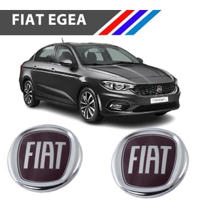 Fiat Egea Arka Bagaj Arması ve Ön Panjur Arması Takım