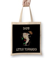 Cute Dad s Little Tornado Kids Bez Çanta Uzun Saplı
