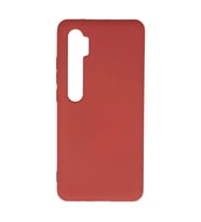Xiaomi Mi Note 10 Lite Kılıf Nano İçi Kadife Silikon - Kiremit