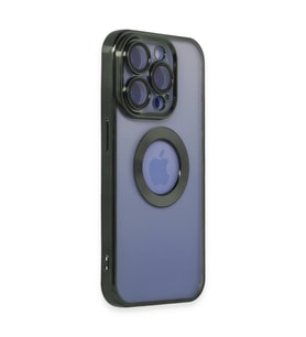 Apple İphone 15 Pro Max Kılıf Slot Silikon - Köknar Yeşili