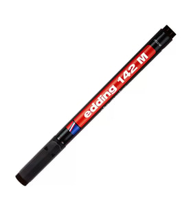 EDDİNG 142M ASETAT KALEMİ 1mm SİYAH