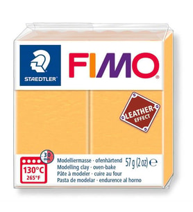Staedtler Fimo Leather (Deri) Effect Polimer Kil 57 gr 109 Safran Sarı 