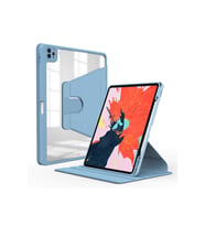 Apple iPad Pro 12.9 2021 (5.Nesil) Uyumlu Kılıf Zore Nayn Dönebilen Standlı Kılıf (Koyu Yeşil)