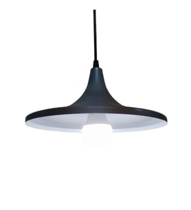 Mylights Retro Siuah İçi Beyaz Metal Sarkıt Avize 27Cm En
