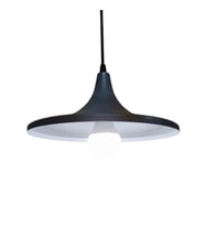 Mylights Retro Siuah İçi Beyaz Metal Sarkıt Avize 27Cm En
