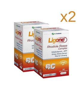 Ligone Rhodiola Rosea Complex 30 Kapsül x2 Adet (Renksiz)
