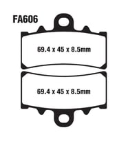 Bajaj Dominar 250-400 Ön Fren Disk Balatası Fa606 İth