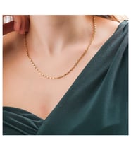 14 Ayar Altın Küp Model Zincir (Gold)