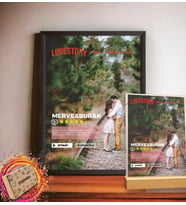 Kendin Tasarla Kişiye Özel Netflix Tasarım Film Afiş Poster 21x30cm Çerçereve ve 17x11cm Masaüstü Çerçeve Hediye Seti