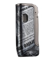 Quantoro Tek Torch Pürmüz Delicili Gazete Desenli Metal Puro Çakmağı - TRZ1161
