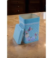 Kare Metal Saklama Kabı 11x11 Cm
