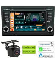 Fimex NAV-9905 Tablet Multimedya Android 7 İnç 4+64GB 4 Çekirdek AUDİ A4 2004-2007