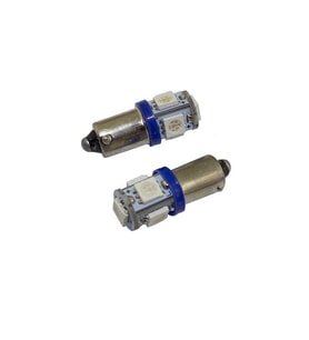 53 Led Ampul 5 Smd Mavi 2'Li Set 24V / Laam639-1 (Karışık)