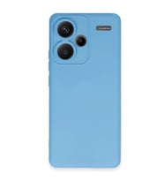 Xiaomi Redmi Note 13 Pro Plus Kılıf Nano İçi Kadife Silikon - Mavi