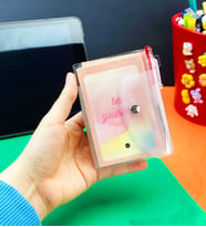 Be Yourself Tasarımlı PP Mini Çanta Defter Ve Kalem Set