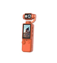 4K Ultra HD Gimbal Kamera Sabitleyici ve 180 Derece Hareketli Lensli