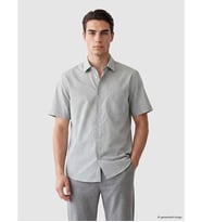 LCW BUSINESS Yeşil Regular Fit Ekose Erkek Gömlek