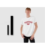 BK Gift Harvard Tasarımlı Erkek Beyaz T-shirt, Arkadaşa Hediye, Doğum Günü Hediyesi, Trend Tişört, Sevgili Hediyesi-1