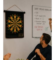 Mulvxkrg Krg02 Aile Ve Arkadaş Oyunları İçin Manyetik Dart Tahtası 6 Ok Dahil (Mulvix)