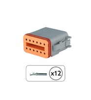 DT06-12S Erkek Konnektör 12 Pin Kablosuz