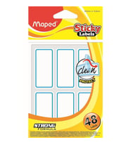 Maped Sticky Labels Üstü Korumalı Etiket 25x53 mm 48'li 774110 