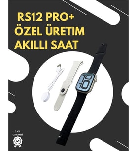 Rs12 Pro+ 2025 Serisi Özel Üretim Akıllı Saat – Amoled Ekran, Gps, 2Gb Hafıza, Sesli Görüşme, Uzun