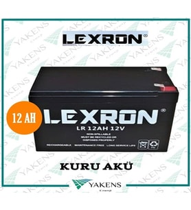 12 Ah Kuru Akü 12V Lexron