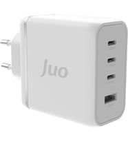 Juo 100W 4 Portlu USB-C + USB-A GaN Şarj Aleti iPhone& Macbook & Notebook Uyumlu PD Type-C Hızlı Şarj Cihazı Beyaz Teşhir