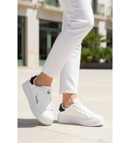 United Colors Of Benetton Bej Bağcıklı Unisex Spor Ayakkabı BNI-12152 G
