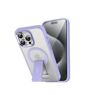 İphone 14 Pro Tork Magsafe Standlı Kapak - Lila
