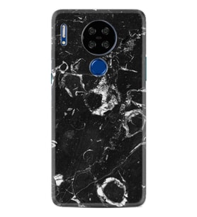 Reeder P13 Blue Max Lite Kılıf Desenli Silikon Güzel Kılıf Black Hole Marble 1387