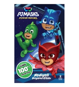 PJ Masks 100 Çıkartma Hediyeli Boyama Kitabı