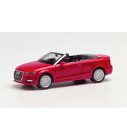 Herpa 038300-002 1/87 Ölçek, Audi A3 Cabrio, Kırmızı, Sergilemeye Hazır Model Araç
