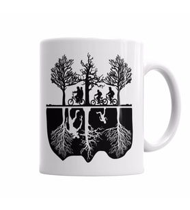 Stranger Things Bisiklet Kupa Bardak Porselen