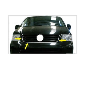 VW T5 Transporter Krom Ön Panjur Çerçevesi 2003-2010 P.Çelik