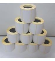 Kirtasiyejet Etiket Termal Etiket 20 x 40 mm 10,000 Adet Termal Barkod Etiketi 1.000 Sarımlı 10 Rulo