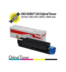 45807120 / B412 / B432 / B512 / MB472 / MB492 Orjinal Toner 7K