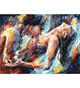 Arzu Sayılarla Boyama Seti 60x75 cm (Tuvale Gerili)