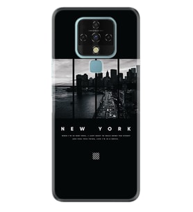 Tecno Camon 16 18P Pova Pova 3 Pova Neo Kılıf Desemli Silikon New York 1612