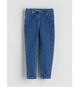 LCW Kids İndigo Slim Fit Kız Çocuk Jean Pantolon
