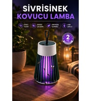 Şarj Edilebilir Mor Işık Destekli Sivrisinek Yakalama Lambası