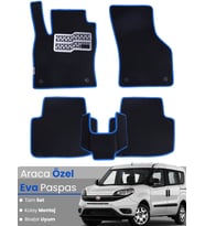 FİAT DOBLO (2010-2022) Uyumlu EVA Paspas Tam Set–Araca Özel,Su Geçirmez,Kolay Montaj