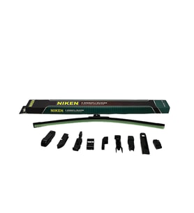 Niken 480 Mm. 9 Aparatlı Muz Tipi Universal Silecek (Siyah)