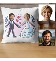 Kişiye Özel Gelin Damat Yastık