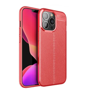 İphone 13 Kılıf Auto Fus Kapak - Kırmızı